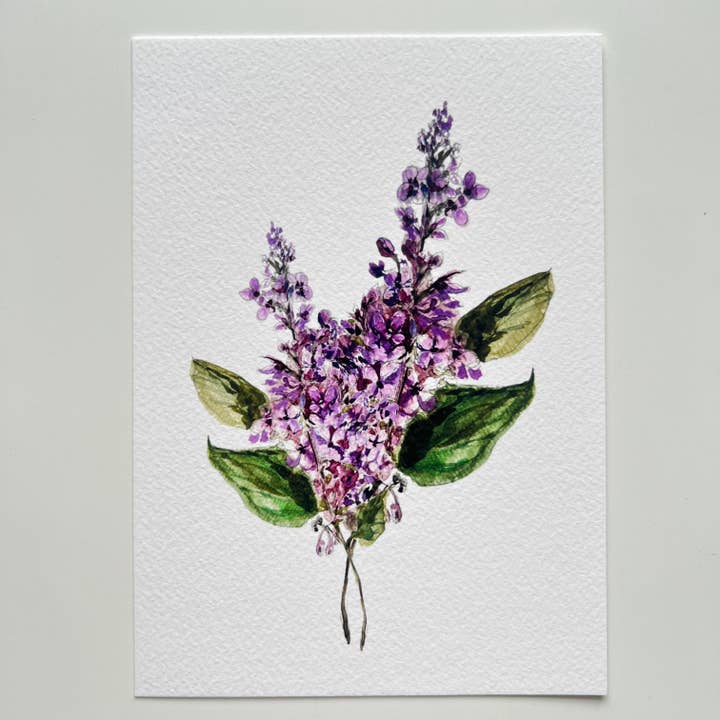 Lilac Art Print for wholesale by Faded Fields