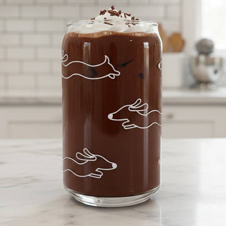 cool people club - Wholesale Drinking Glass/Cup - Tin can with print "Mini Dachshund"0