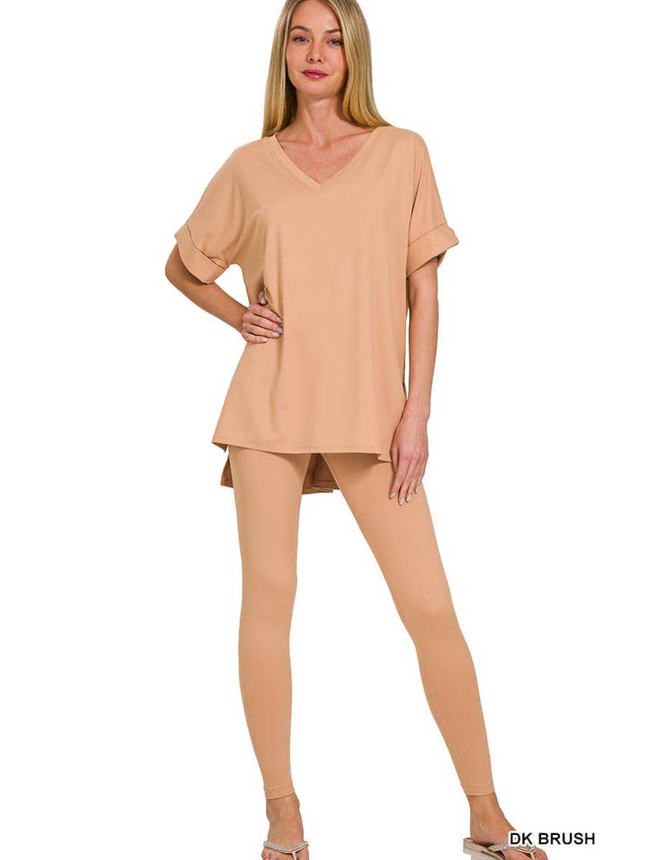 Vanilla Monkey - Wholesale Lounge Set - Women's - Brushed Dty Microfiber Loungewear Set26