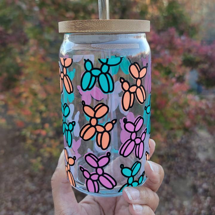 Balloon Poodle Libbey Glass for wholesale by GraceBabyCo. LLC