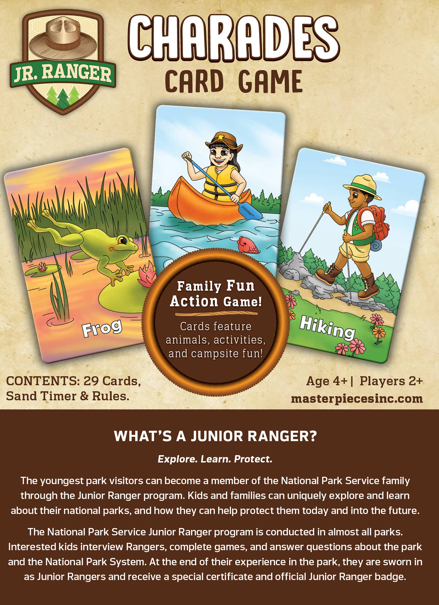 Masterpieces Puzzles - Wholesale Card Game - Jr. Ranger Charades Card Game2
