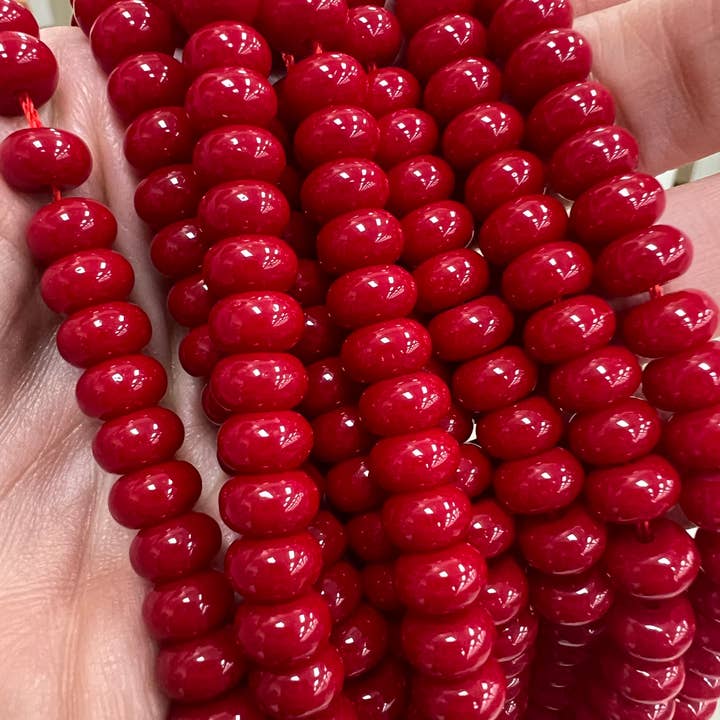 Sonya Renee Jewelry - Wholesale Beaded/Pearl Necklace - Lilly Gemstone Bead Necklace multi-color 8mm opals jade 88