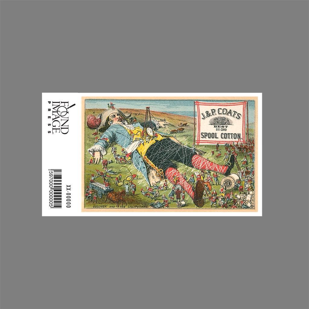 Found Image Press - Wholesale Sticker - Sticker TC-144 Gulliver and the Lilliputians1