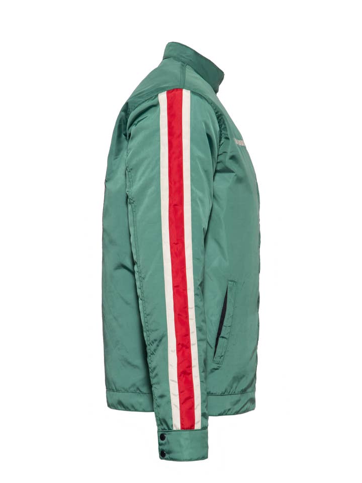 greenery Racing Jacket "Garage Built" for wholesale on Faire3