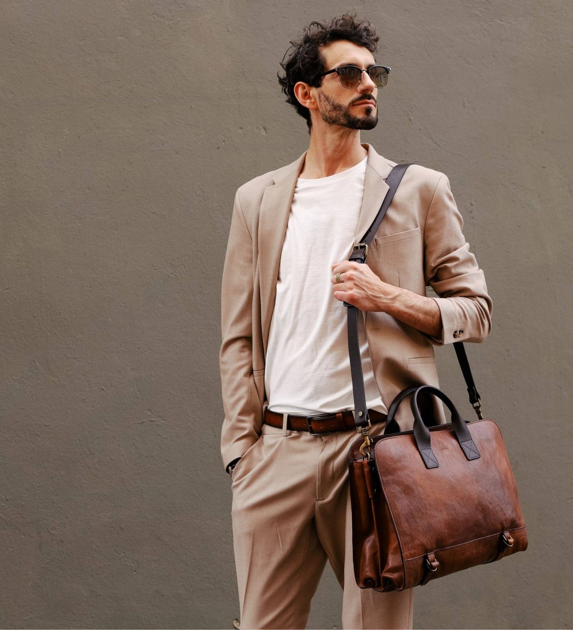 Time Resistance - Vente Porte-document – unisexe - Mallette en cuir - La Mer des Sargasses2