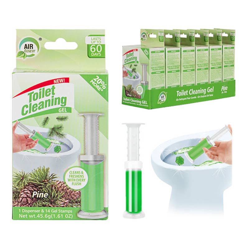 Deluxe Import Trading – wholesale Toilet cleaner – Air Fusion Toilet Cleaning Gel 1.6oz  Pine0