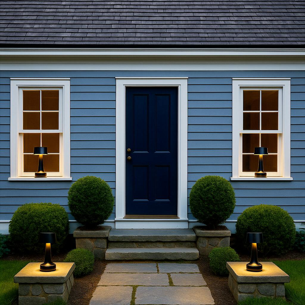 One Preevay Luxury Home Furniture & Decor - Vente Lampes d'appoint/de bureau - Lampe de Table Grace Hospitality - Commodité sans Fil - Rechargeable - Résistante à l'Eau6