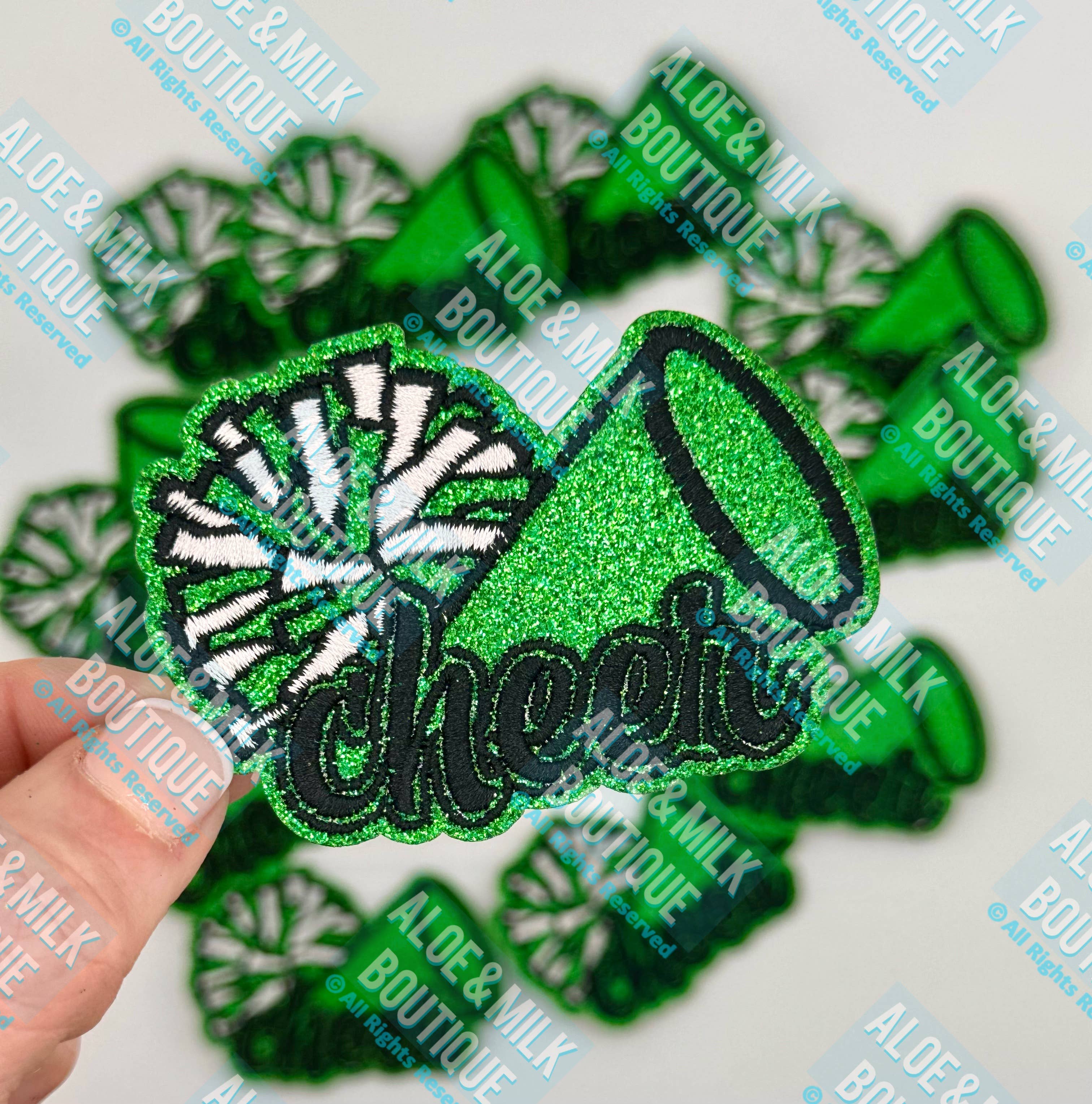 Aloe and Milk Boutique - Wholesale Patch - Cheer glitter patch, cheer game day patch, cheer competition7
