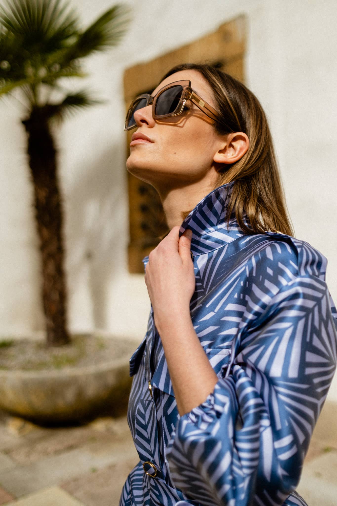 Cyrana – Großhandel Kleid – Damen – Vestido ZEN von Cyrana – Kleid im Retro-Stil aus recyceltem Polyester10