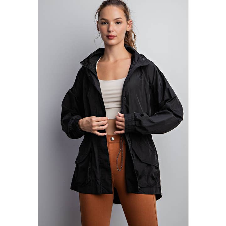 Rae Mode - Wholesale Jacket - Women's - PARACHUTE LONG SLEEVES JACKET