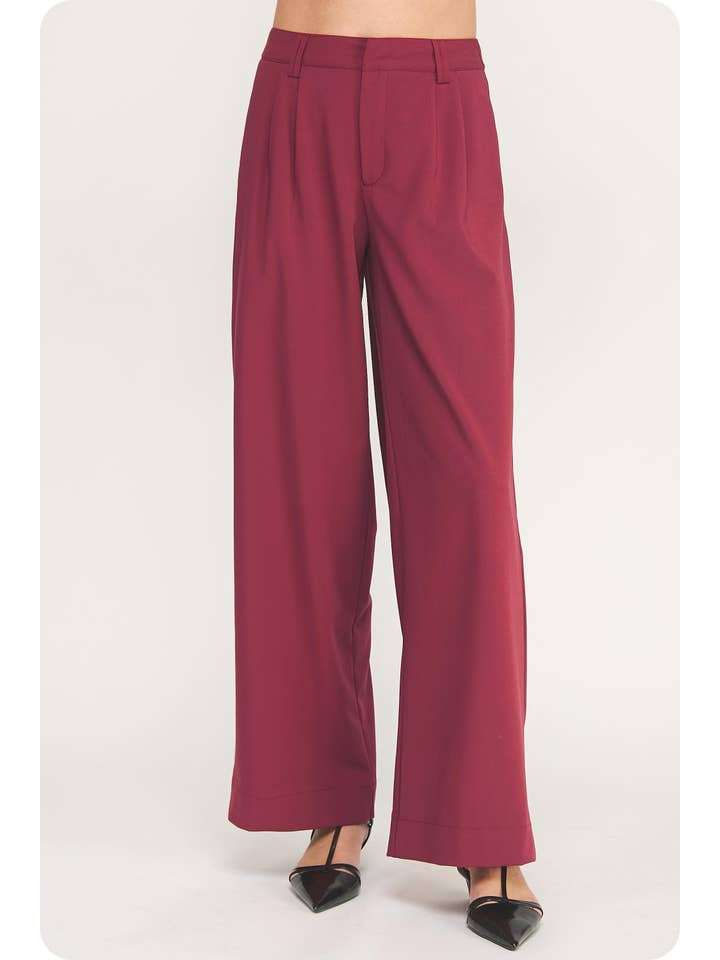 Strut & Bolt – wholesale Byxor - Dam – Kostymbyxor med vida ben22