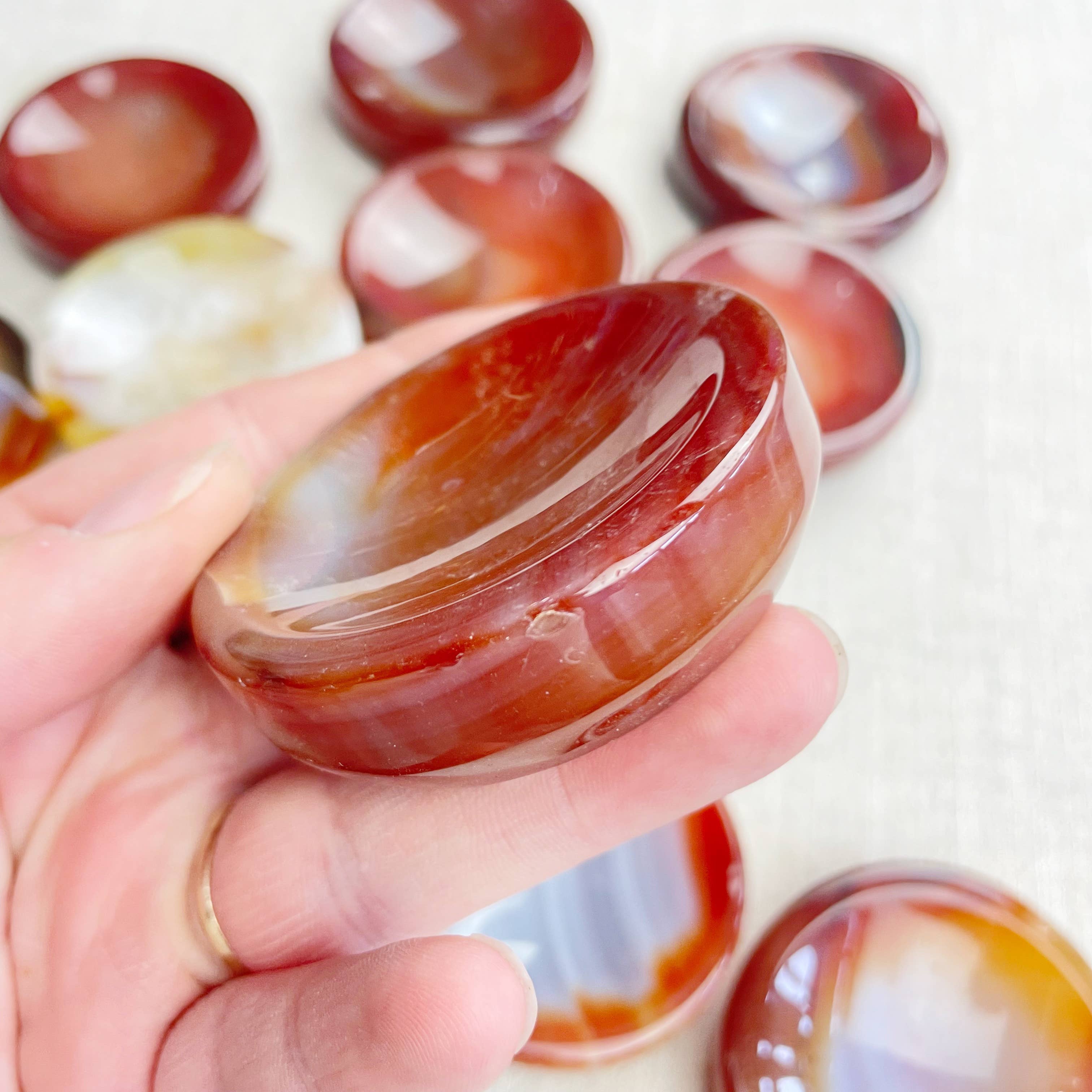 Ewelina Pas Jewelry – wholesale Decorative plate/dish/bowl – Small Carnelian Bowl7