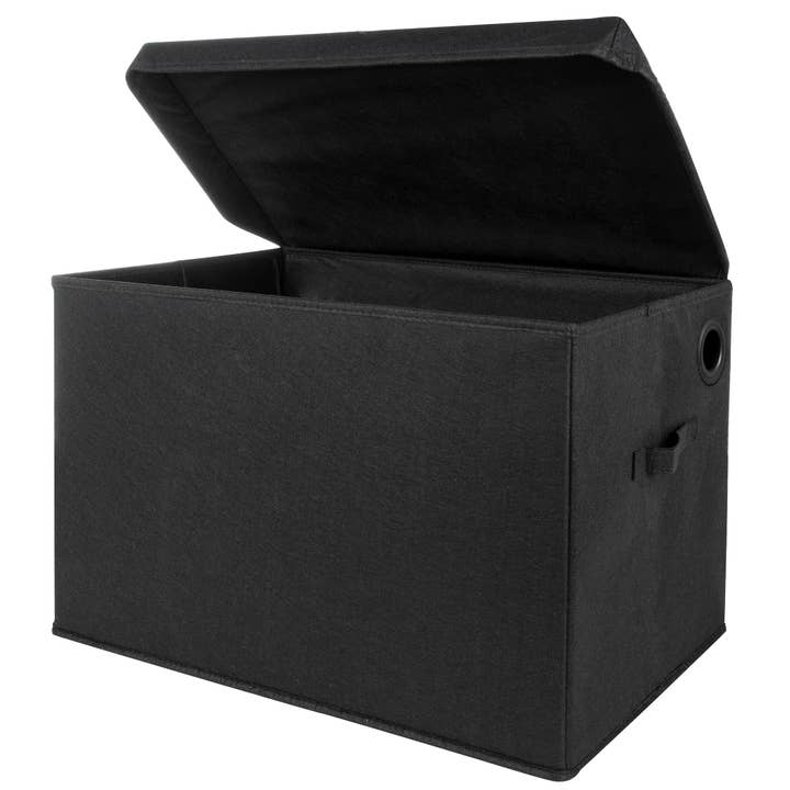Black Felt Toy Box by Sammy & Lou® for wholesale by Trend Lab