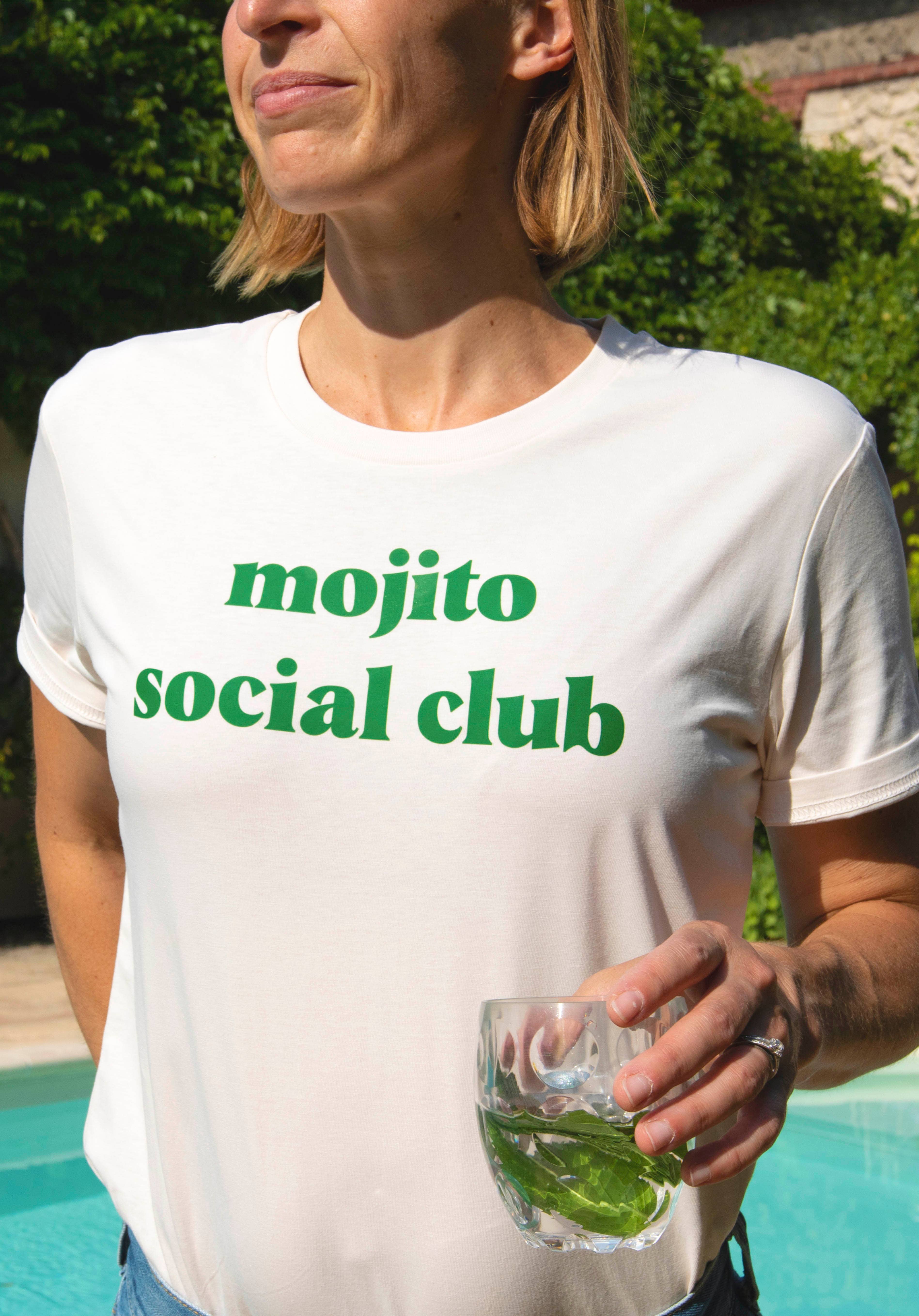 Tshirt Corner - Wholesale Screen Printed T-Shirt - Women's - Mojito Social Club Tee1