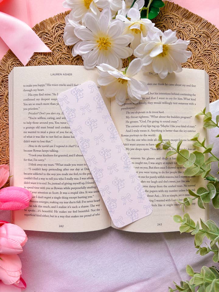 Rue Linen Bookmark for wholesale by BlushedDesigns Co.