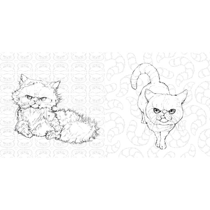 Penguin Random House LLC - Wholesale Coloring & Activity Book - Adult - Pop Manga Catitude Coloring Book4