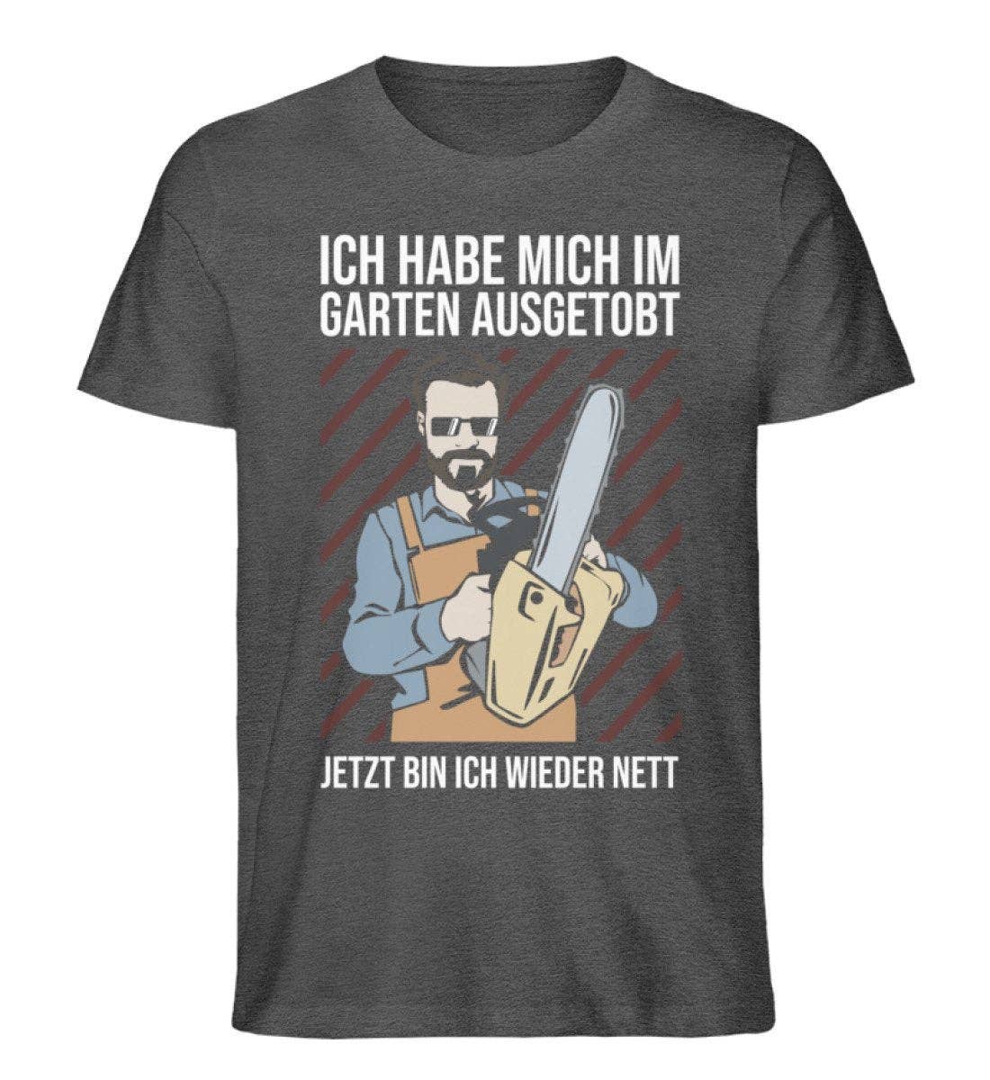 GARTENFAN - Wholesale Screen Printed T-Shirt - Men's - Off steam in the garden - men's premium organic shirt6