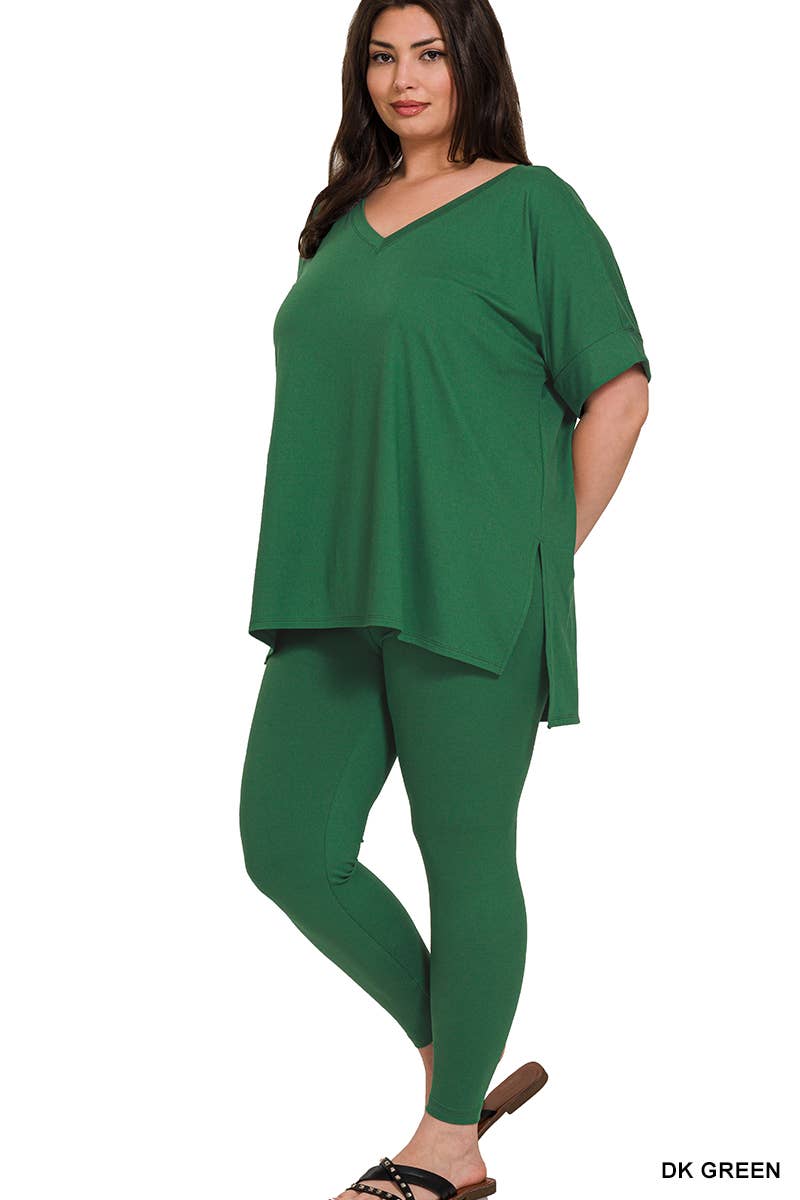 42POPS - Wholesale Lounge Set - Women's - `.Plus Microfiber Loungewear Set2