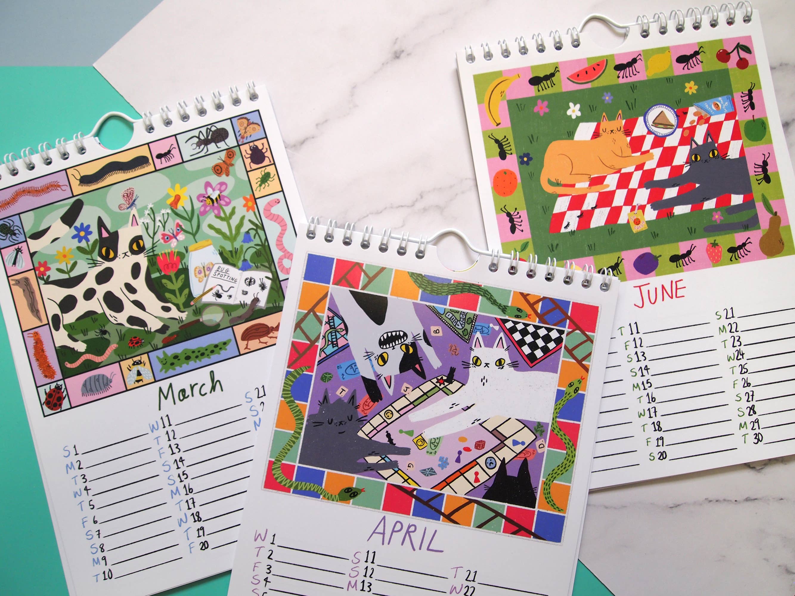 I LIKE CATS - Vente Calendrier - J'aime le calendrier mural A5 Chats 20265