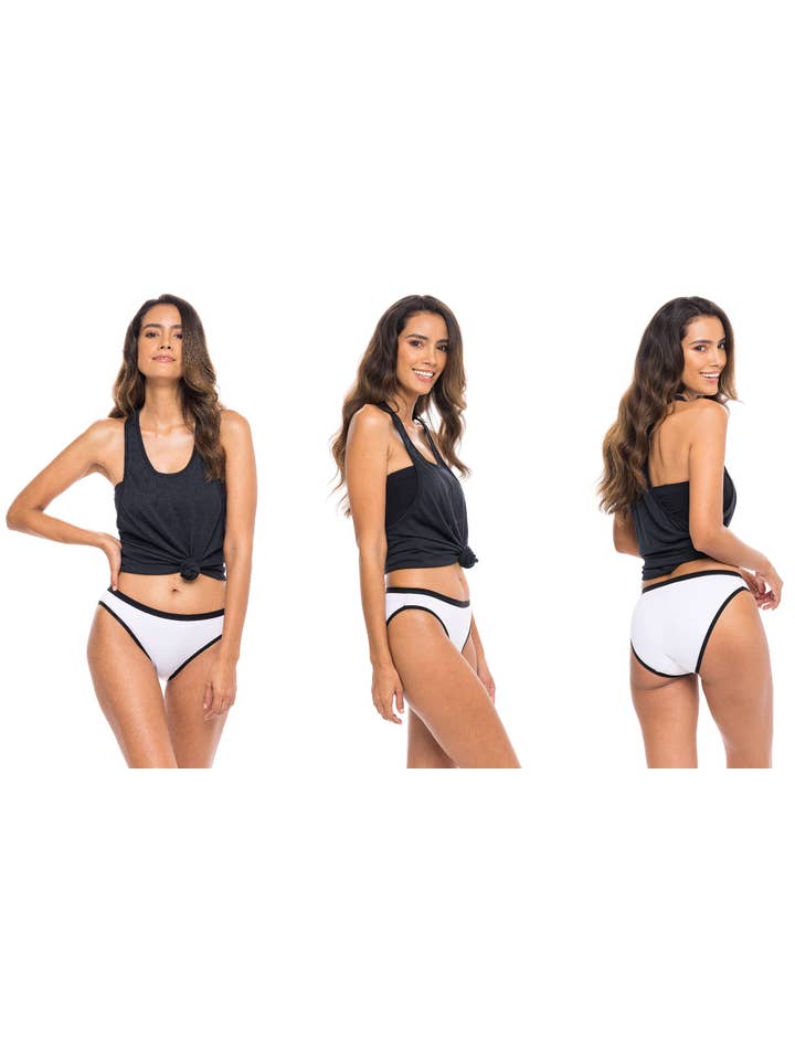 I-Wear Brands - Wholesale Underwear - Women's - 12 Pack Women's Ultra Soft & Silky Bikini Panties1