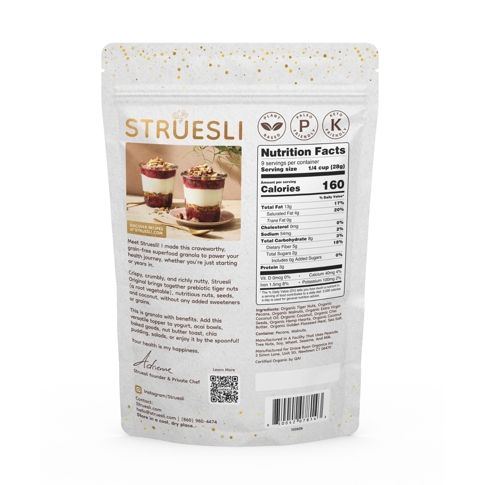 Struesli Granola Redefined - Wholesale Granola - Struesli Organic Granola | Original | 9oz | Gluten-free1