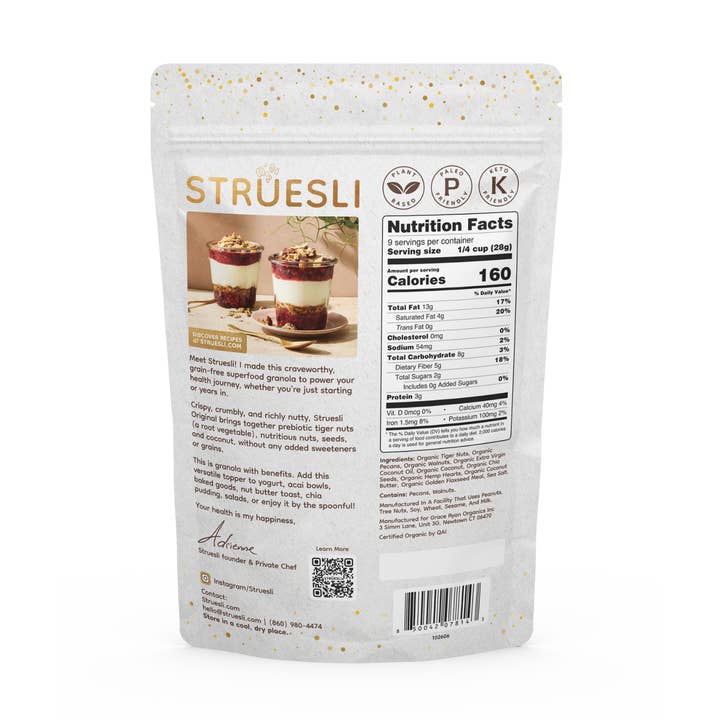 Struesli Granola Redefined - Wholesale Granola - Struesli Organic Granola | Original | 9oz | Gluten-free1