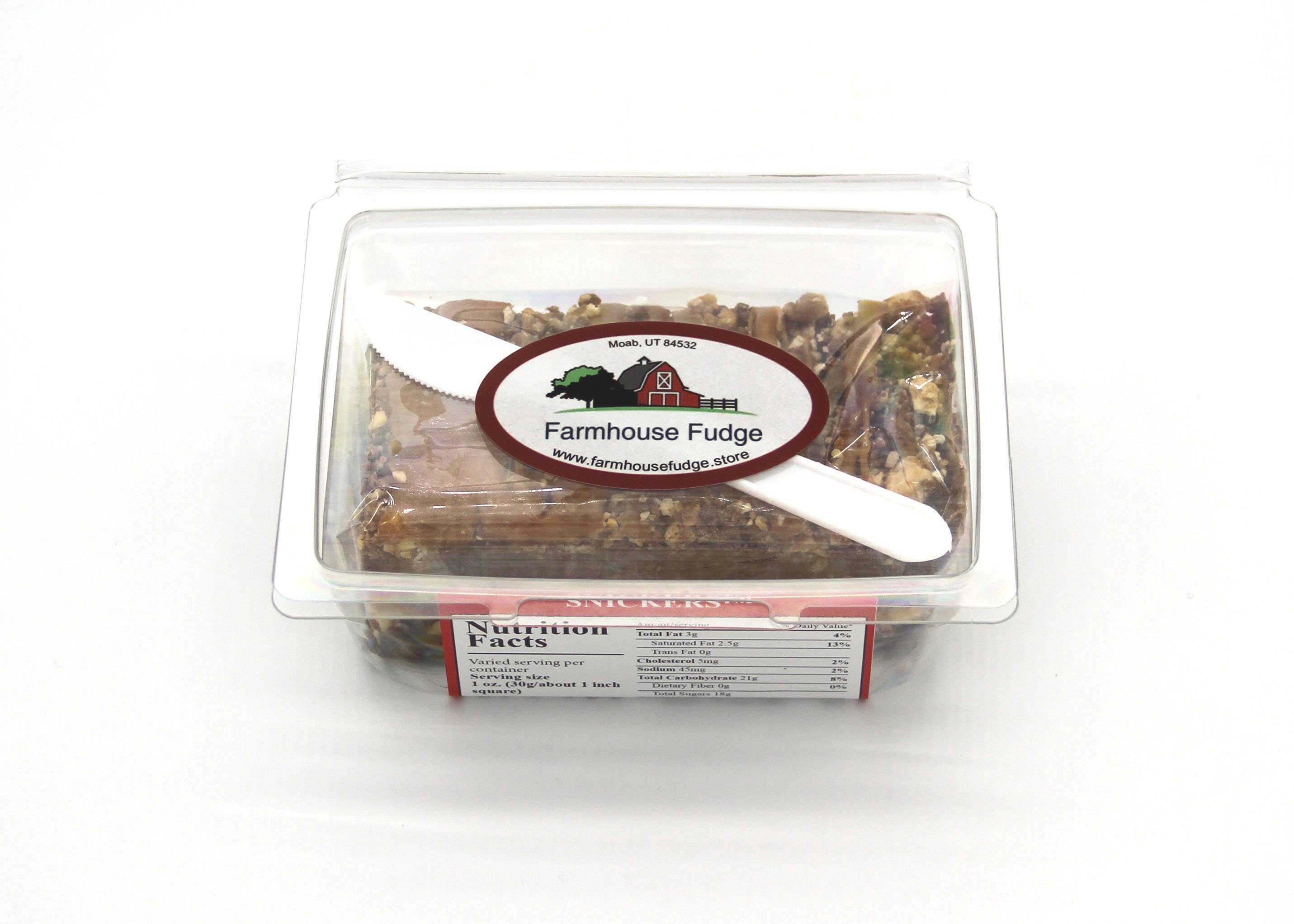 Farmhouse Fudge - Wholesale Fudge - Snickers™ Fudge 8 oz.4