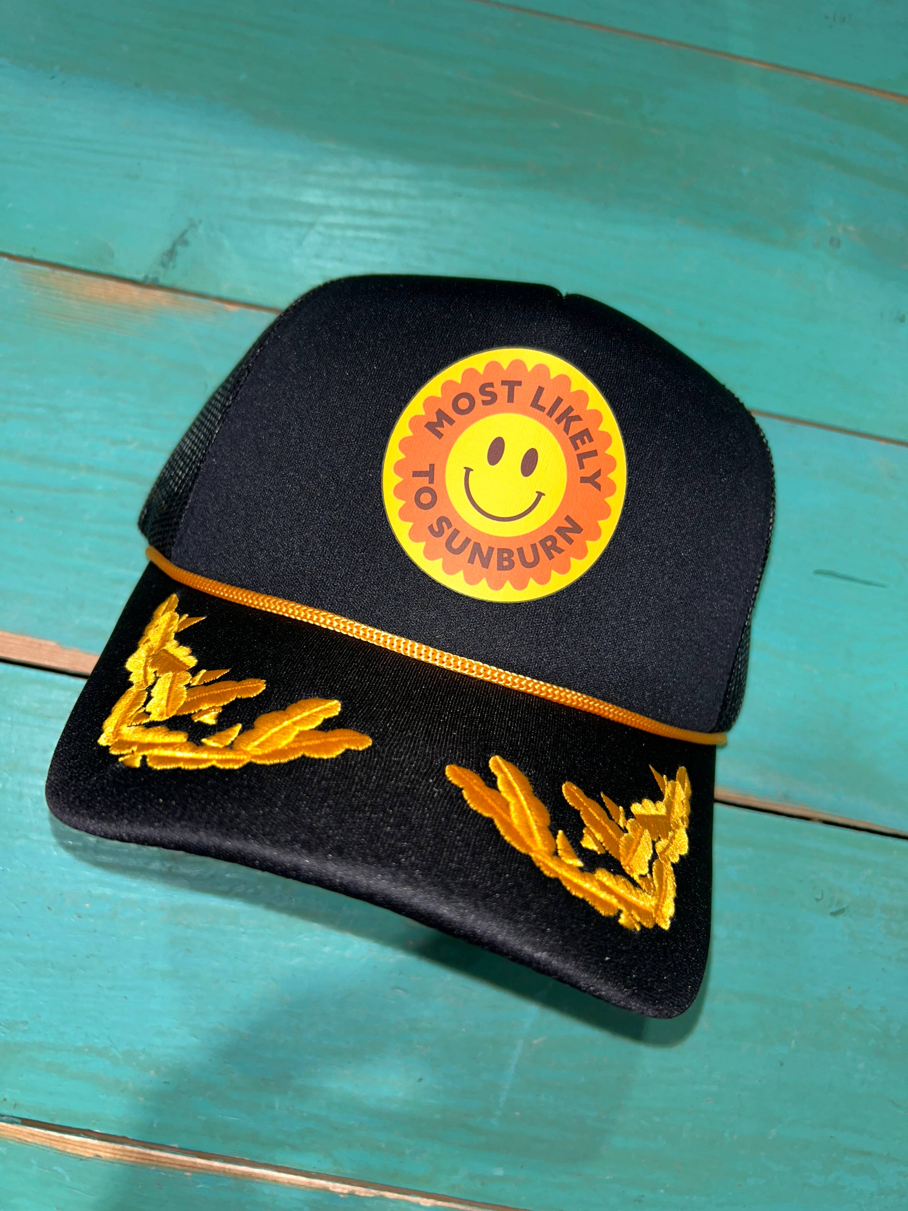 Vibes Hat Company - Wholesale Trucker Hat - Women's - Most Likely To Sunburn Trucker Hat | Summer Truckers | Trend0