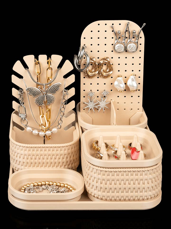 Rattan Glow - Smykke- og Makeup-Organizer for engroshandel hos Clew Bay Leather & 3D Printing