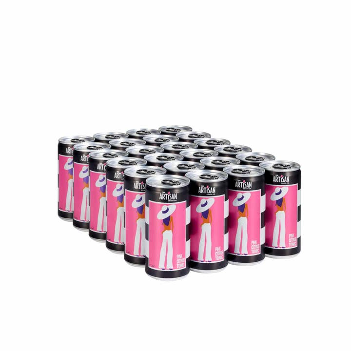 The Artisan Drinks Co. – wholesale Tonic – Pink Citrus Tonic 200mlx242