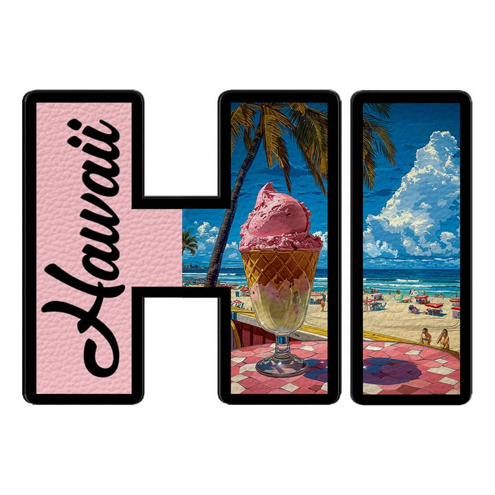 Faux Leather State Sticker #35 for wholesale by Stick‘emUp 4Lyfe