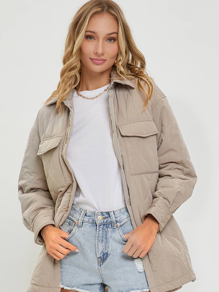 SW1544 POLSTRET SHAKET/JAKKE for engroshandel hos Sweet Lovely by Jen