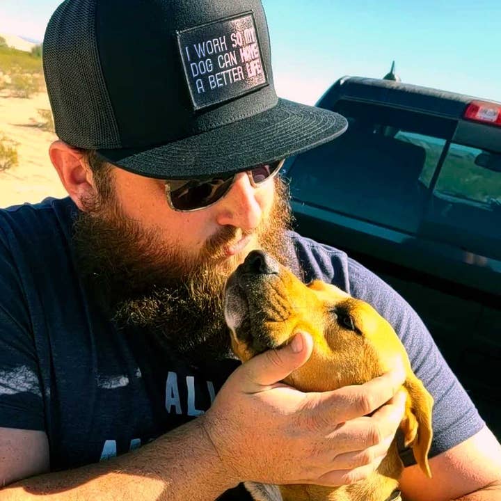 Pull Patch - Wholesale Patch - I Work So My Dog Can Have A Better Life - Removable Patch3