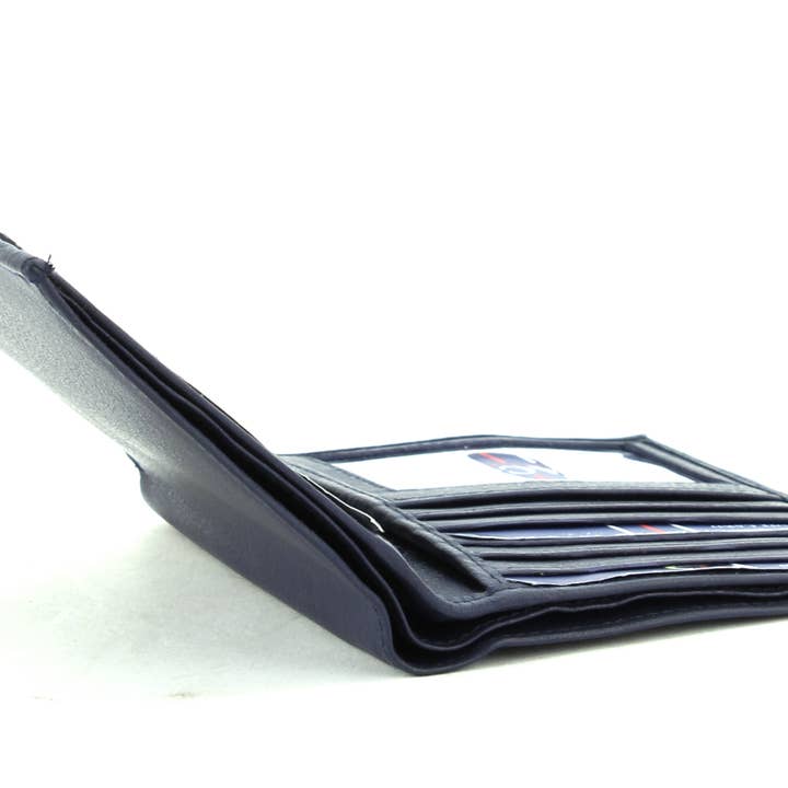 Leather Impressions Inc – Carteira – Homem por atacado – Hipster de couro de vaca de grão superior Bacci W/89817