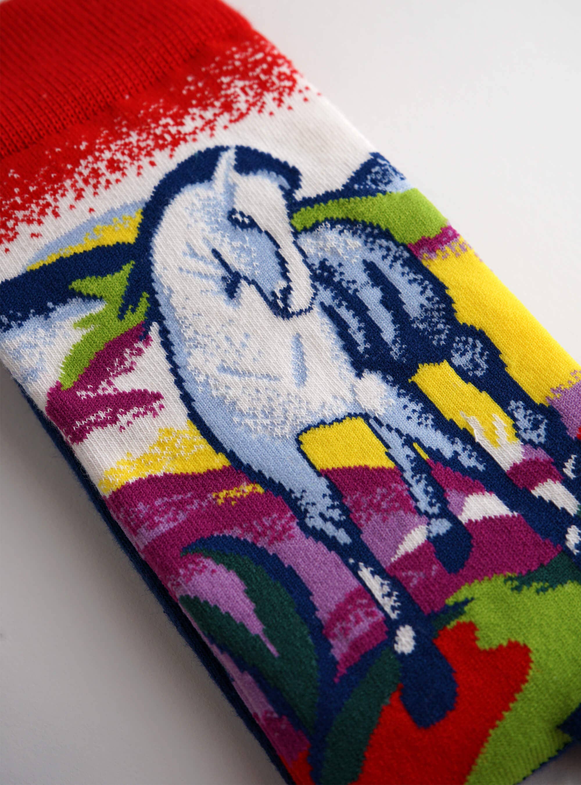 Kunstsokken - Wholesale Sokken - Uniseks - Blue Horse I4