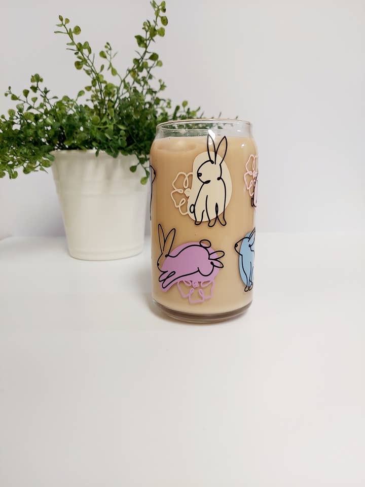 Coppa di Pasqua, bicchiere di birra di Pasqua, bicchiere di caffè ghiacciato di Pasqua per la vendita all'ingrosso da parte di AliceJoyCreations