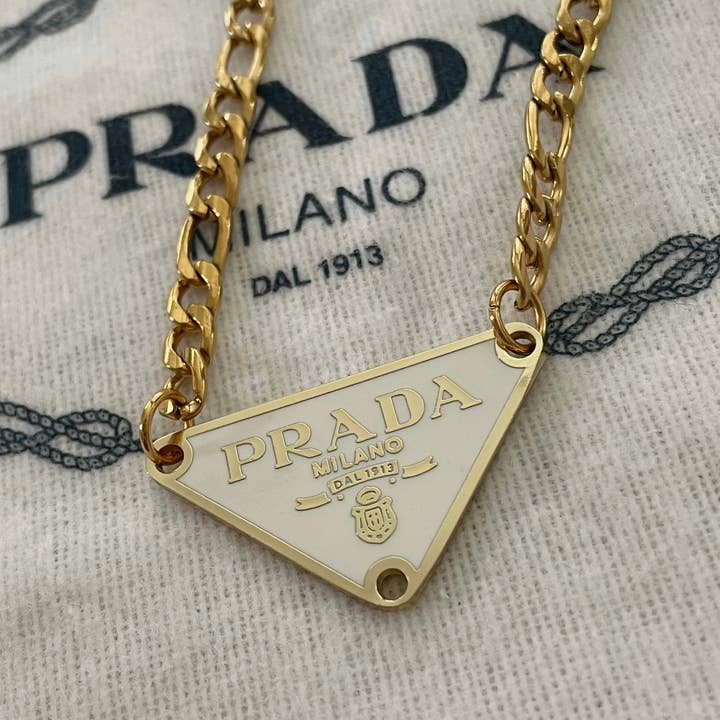 Repurposed Vintage Prada Necklace for wholesale by Chelsea Rose