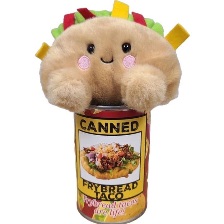 Canned Gifts - Wholesale Gag Gift/Novelty Gift - Canned Frybread Taco | Stuffed Animal Plush w/Jokes | Gift3