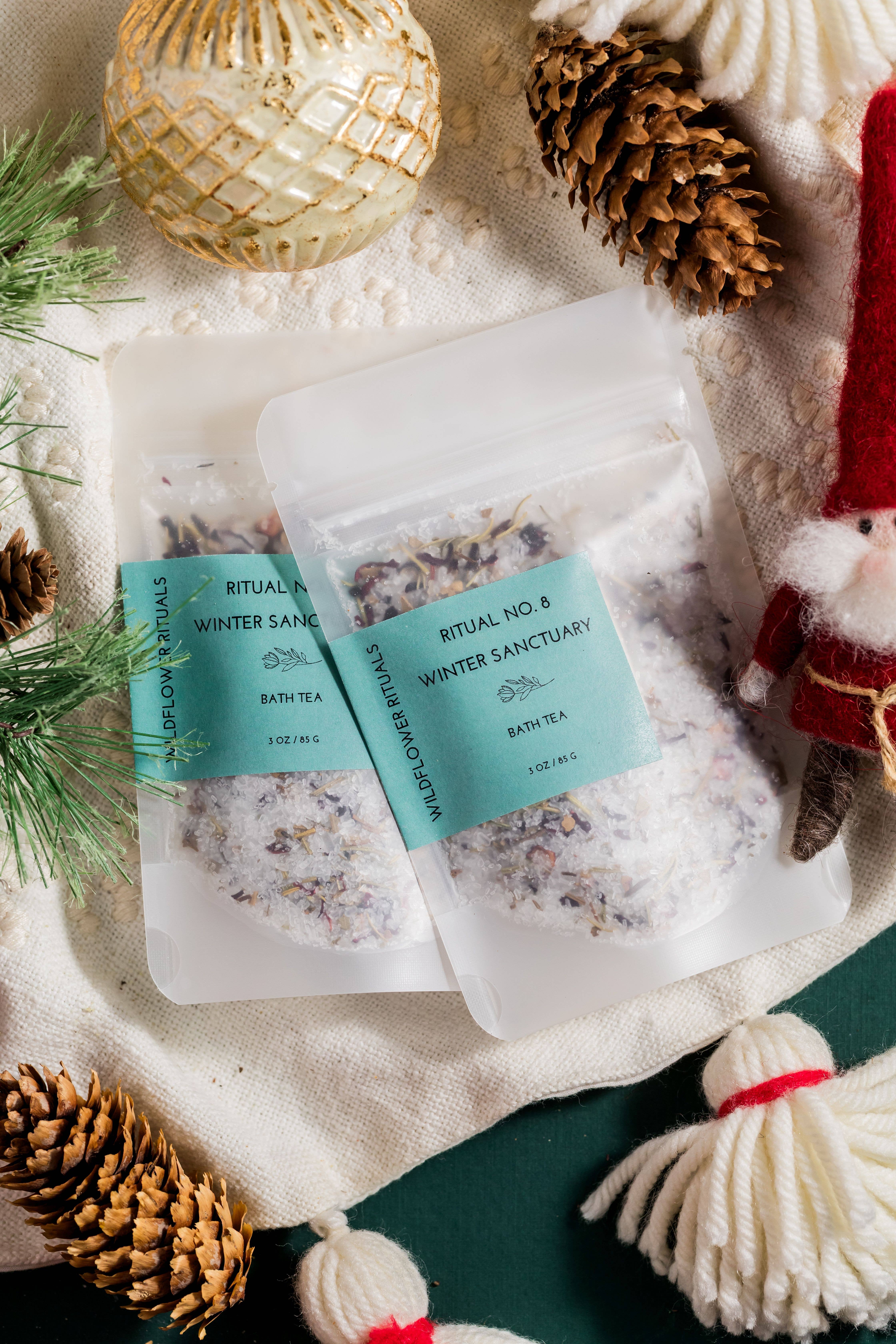 Wildflower Rituals – wholesale Badsalt och skumbad – Begränsad Upplaga Vinterfristad Botaniskt Badte1