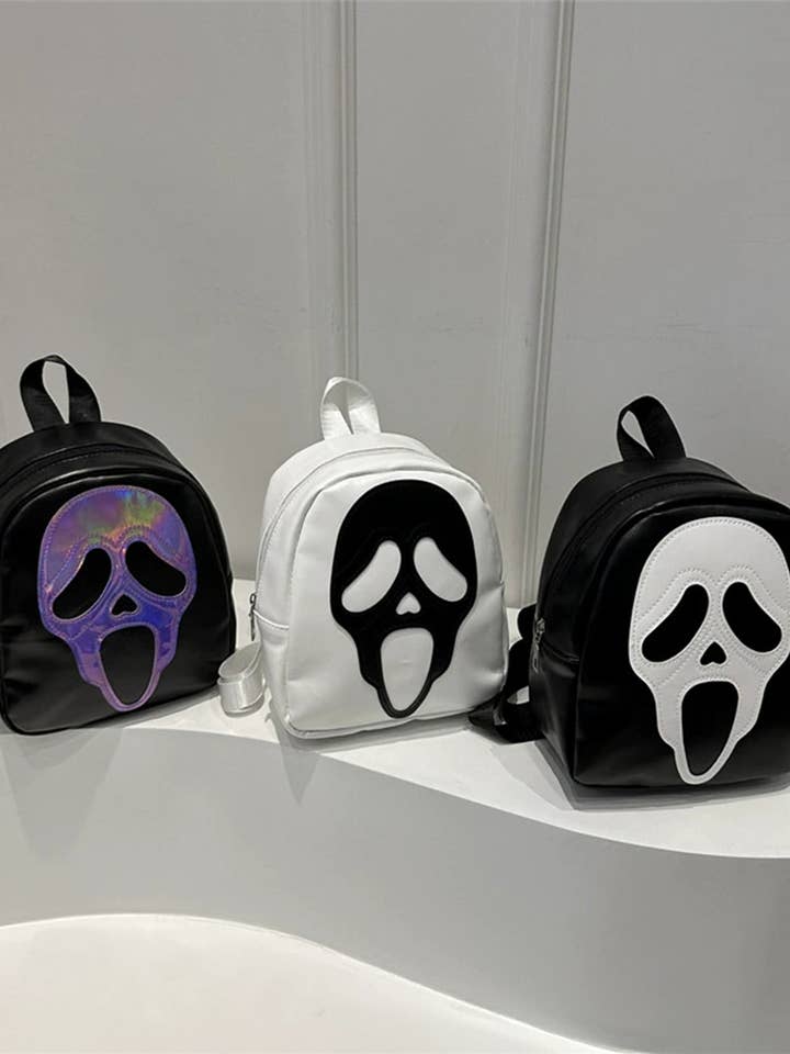 Sac à dos crâne en cuir PU à la mode Halloween ZK3593 pour la vente par UNISHE
