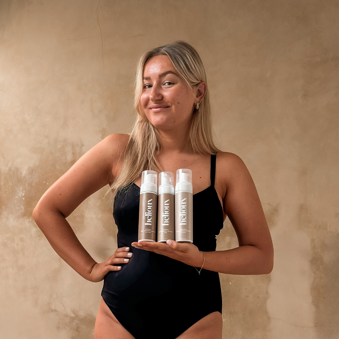 HELIOUX BEAUTY – Engroshandel Selvbruner – Selvbruner mousse 1-3 timers ekspres | Mørk4