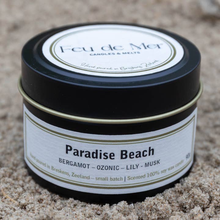 Feu de Mer - Wholesale Jar/Filled Candle - Candle 90g - Paradise Beach0