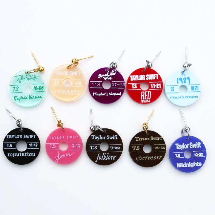 Sunshine Studio - Wholesale Dangle Earrings - Taylor Swift Eras Tour Album Earrings