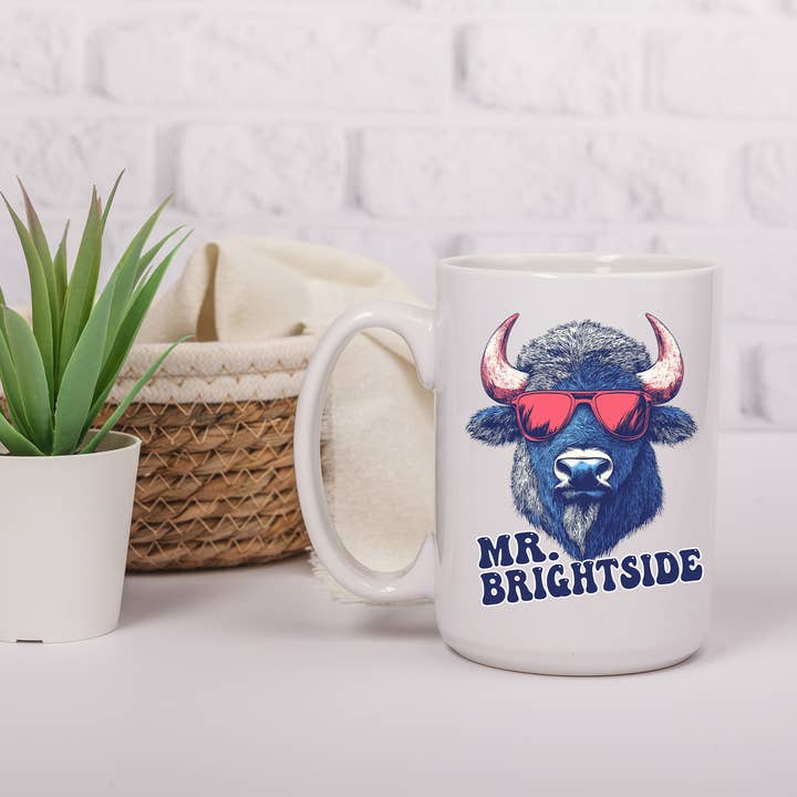 Mr Brightside Buffalo 15oz Mug for wholesale by Into The Desert