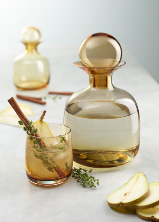 ASA Selection - Wholesale Carafe - SARABI Blown Glass Carafes Square w/Gift Pack*2-3MO LeadTime15