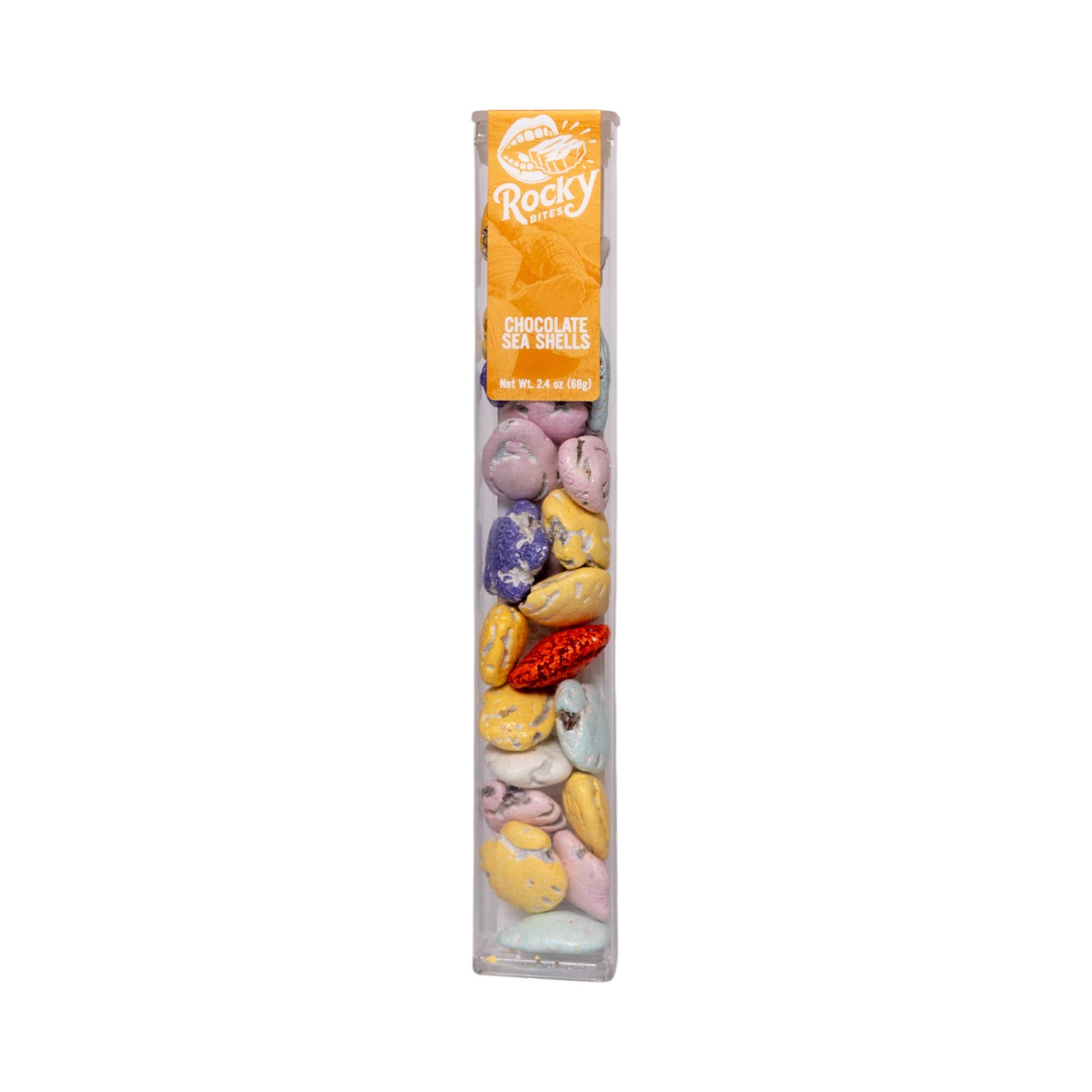 Sunflower Food Company - Wholesale Chocolate Covered Sweets - Chocolate Sea Shells, 2.4 oz. Tubes2