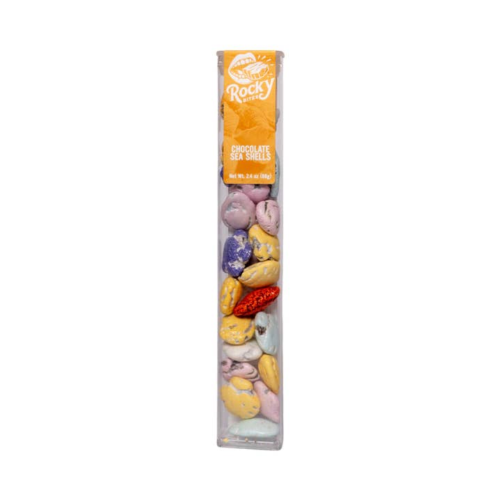 Sunflower Food Company - Wholesale Chocolate Covered Sweets - Chocolate Sea Shells, 2.4 oz. Tubes2