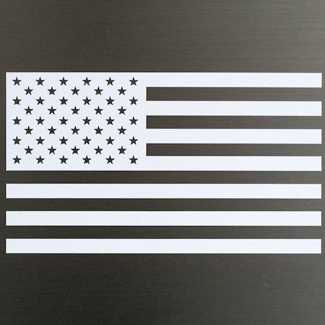 Flag Decal - White for wholesale by 13 Stripes