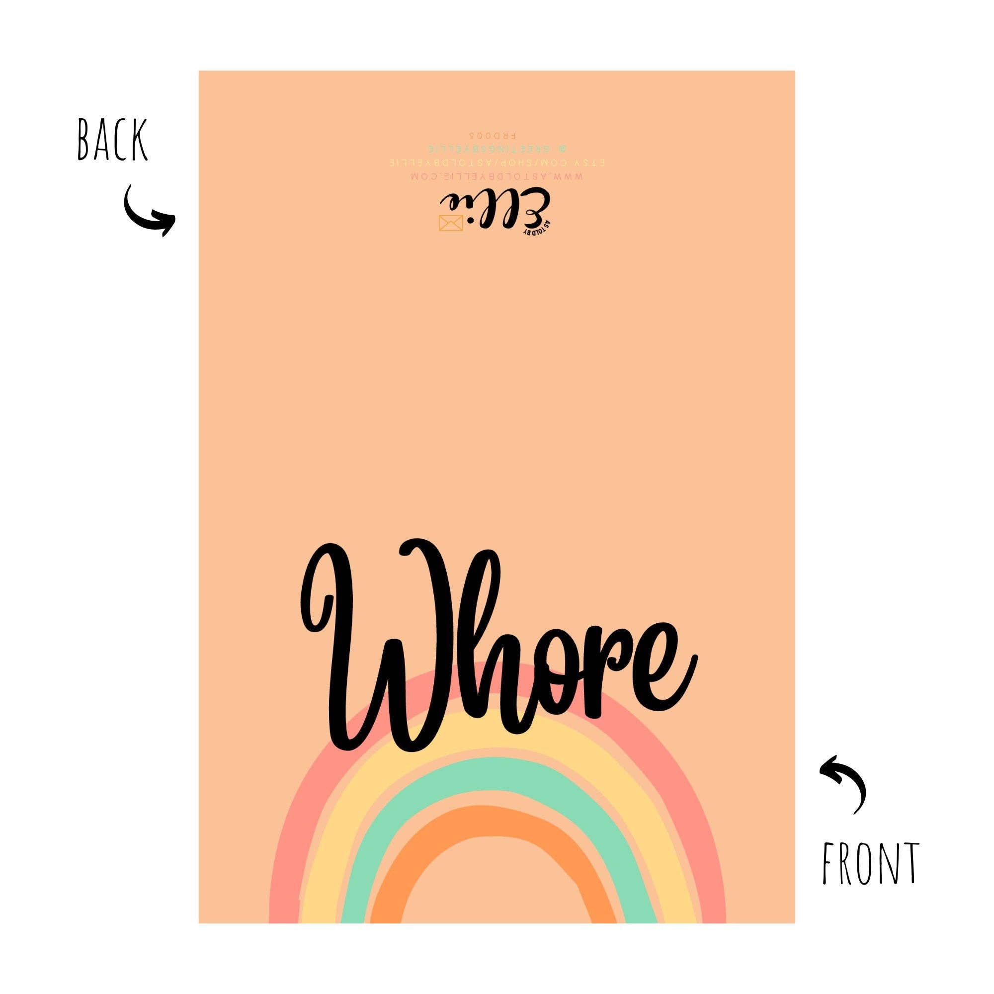 As Told By Ellie – Großhandel Grußkarten für den Alltag – Hurene-Karte2