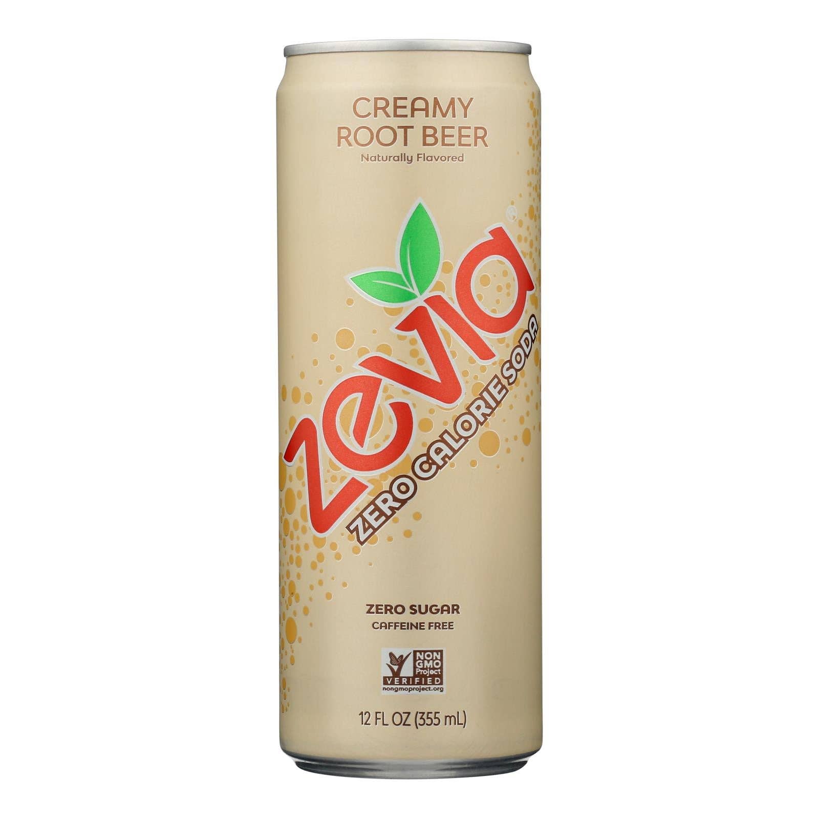 Ware Spark - Wholesale Soda/Carbonated Drink - Zevia - Soda Creamy Root Beer - Case Of 12-12 Fz0